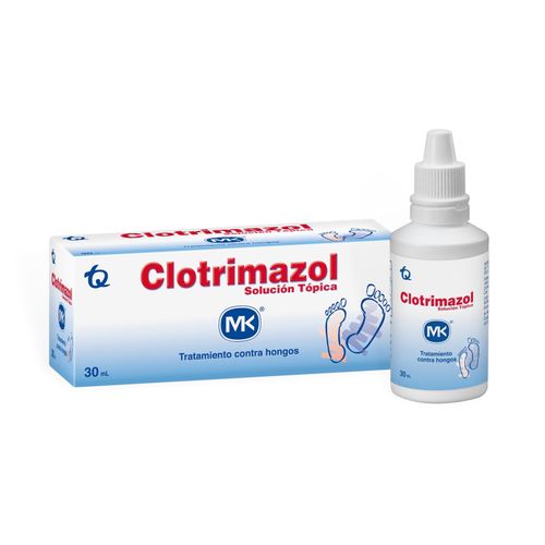 Clotrimazol Mk 0.01 Frasco X 30 Ml Solución Tópica Tecnoquímicas