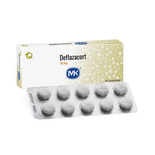 Deflazacort Mk 30 Mg Caja X 10 Tabletas Tecnoquímicas