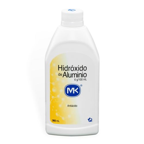 Hidroxido De Aluminio Mk 6 Gr/100 Ml Frasco X 360 Ml Suspensión Oral Tecnoquímicas
