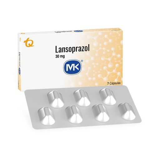 Lansoprazol Mk 30 Mg Caja X 7 Cápsulas Tecnoquímicas