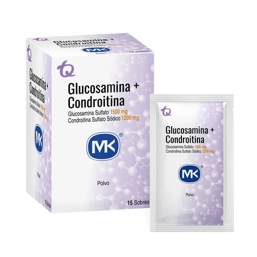 Glucosamina Condroitina Polvo Caja X 15 Sobres Mk