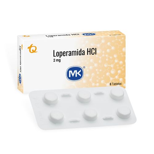 Loperamida Mk 2 Mg Caja X 6 Tabletas Tecnoquímicas