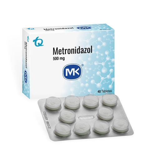 Metronidazol Mk 500 Mg Caja X 40 Tabletas Tecnoquímicas
