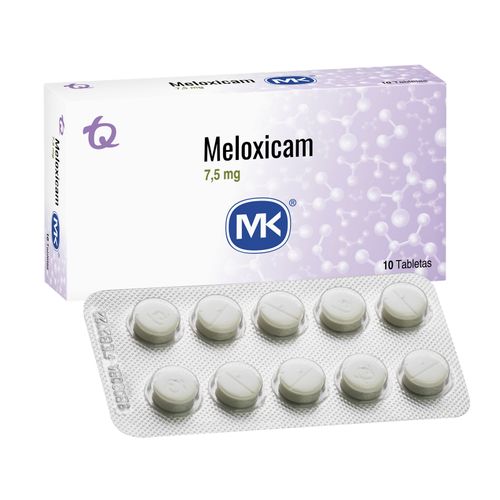 Meloxicam Mk 7.5 Mg Caja X 10 Tabletas Tecnoquímicas