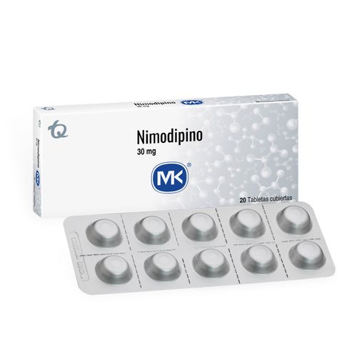 Nimodipino 30 Mg Caja X 20 Tabletas Mk