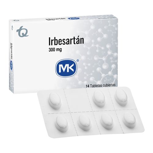 Irbesartan Mk 300 Mg Caja X 14 Tabletas Tecnoquímicas