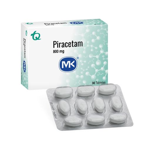 Piracetam Mk 800 Mg Caja X 30 Tabletas Tecnoquímicas