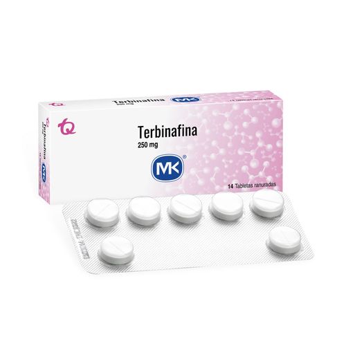 Terbinafina Mk 250 Mg Caja X 14 Tabletas Tecnoquímicas