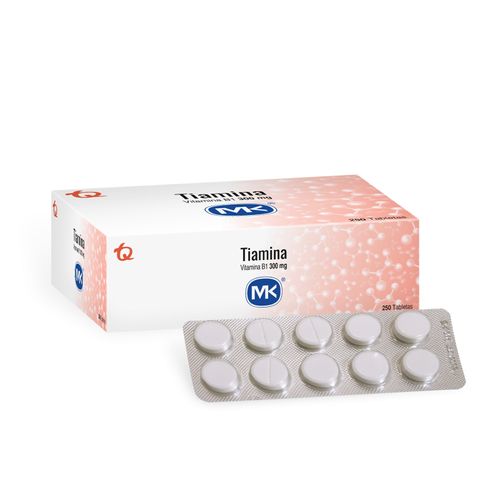 Tiamina Mk 300 Mg Caja X 250 Tabletas Tecnoquímicas
