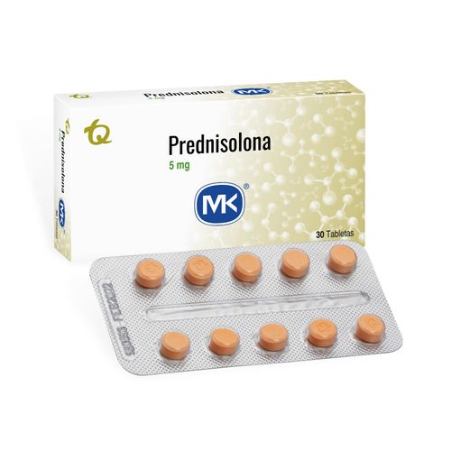 Prednisolona Mk 5 Mg Caja X 30 Tabletas Tecnoquímicas