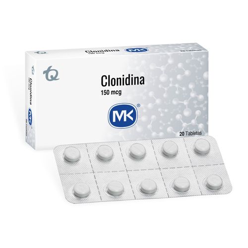 Clonidina Mk 150 Mcg Caja X 20 Tabletas Tecnoquímicas