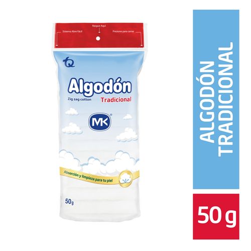Algodón Zig Zag Mk Bolsa X 50 Gr Tecnoquímicas