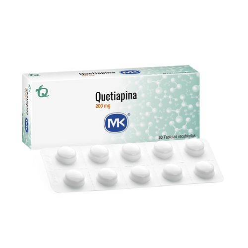 Quetiapina Mk 200 Mg Caja X 30 Tabletas Tecnoquímicas