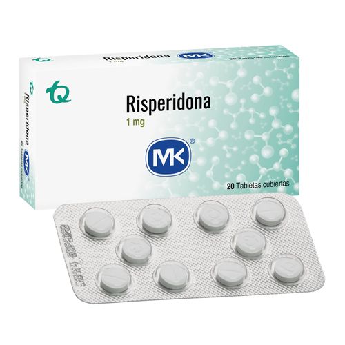 Risperidona Mk 1 Mg Caja X 20 Tabletas Tecnoquímicas