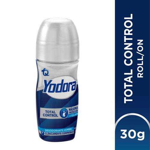 Desodorante Yodora Mini Roll On Total Control Frasco X 30 Gr Tecnoquímicas