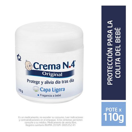 Crema No 4 Tarro X 110 Gr Tecnoquímicas