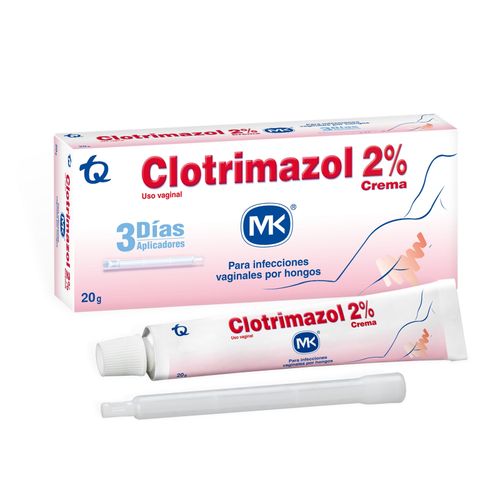 Clotrimazol Mk 2% Crema Vaginal Tubo X 20 Gr Tecnoquímicas