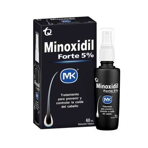 Minoxidil Forte Mk 0.05 Frasco X 60 Ml Loción Tecnoquímicas
