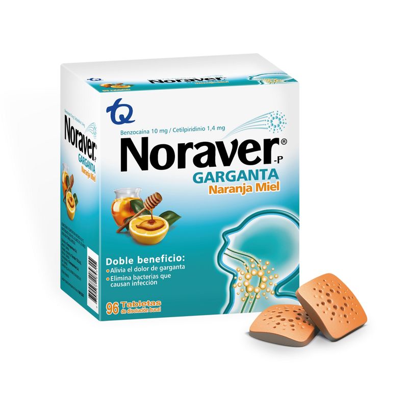 noraver-garganta-naranja-miel-caja-x-96-masticable-tecnoquimicas