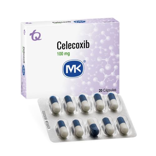 Celecoxib Mk 100 Mg Caja X 20 Cápsulas Tecnoquímicas