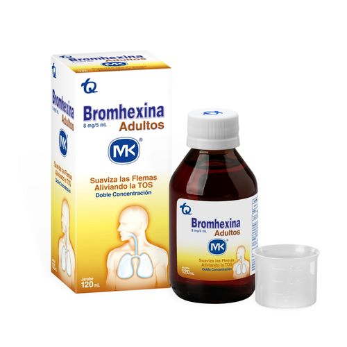 Bromhexina Mk Jarabe Adulto Frasco X 120 Ml Tecnoquímicas