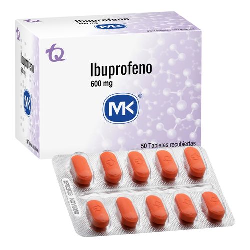 Ibuprofeno 600 Mg Caja X 50 Tabletas Mk