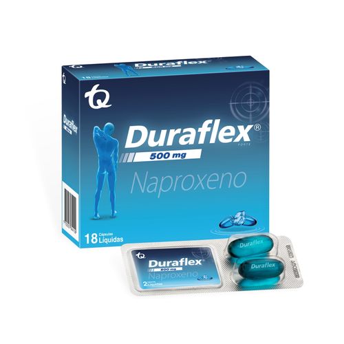 Duraflex F Naproxeno 500 Mg Caja X 18 Cápsulas Tecnoquímicas