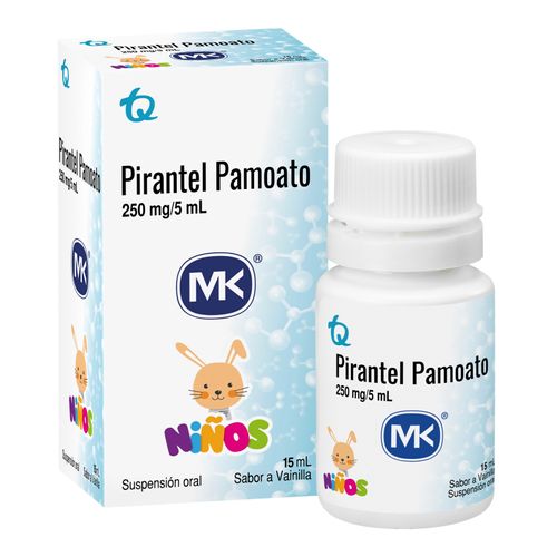 Pirantel 250Mg/5Ml Suspensión Frasco X 15 Ml Mk