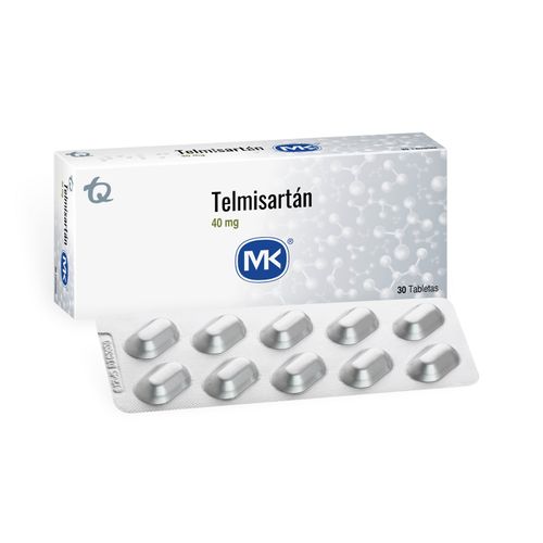 Telmisartan Mk 40 Mg Caja X 30 Tabletas Tecnoquímicas