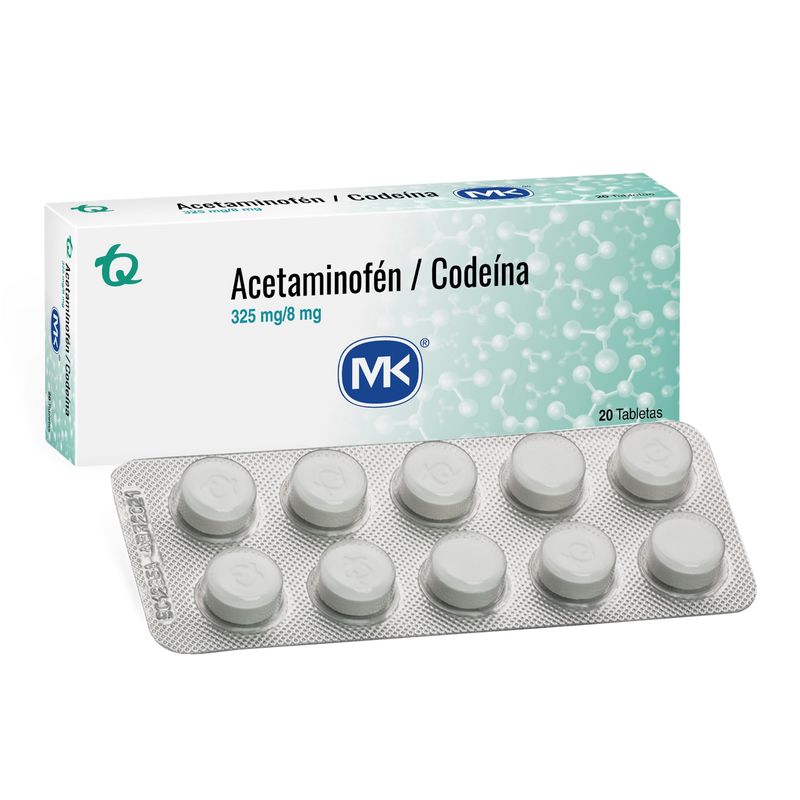 acetaminofen-codeina-mk-325-8-mg-caja-x-20-tabletas-tecnoquimicas
