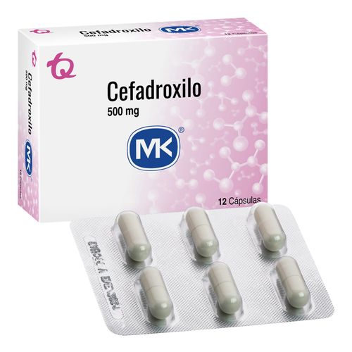 Cefadroxilo 500 Mg Caja X 12 Cápsulas Mk Tecnoquímicas