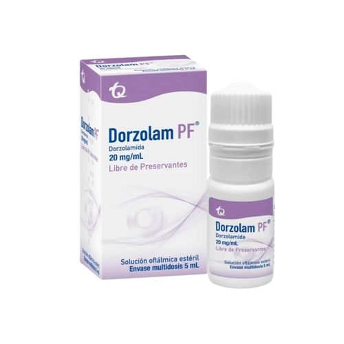 Dorzolam Pf Solución Oftálmicas Clorhidrato 2% Frasco X 5 Ml Tq