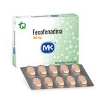 Fexofenadina 180 Mg Caja X 10 Tabletas Mk