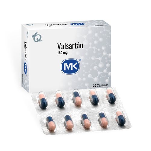 Valsartan Mk 160 Mg Caa 30 Cápsulas Tecnoquímicas