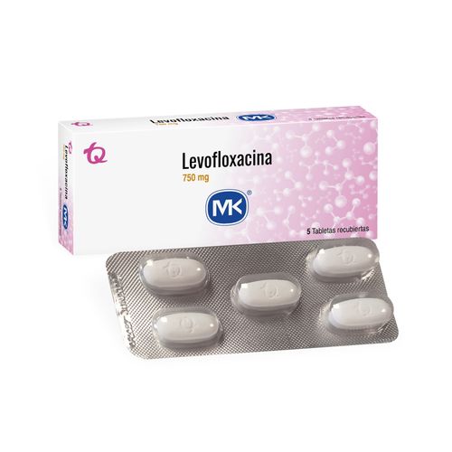 Levofloxacina Mk 750 Mg Caja X 5 Tabletas Tecnoquímicas
