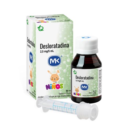 Desloratadina Jarabe +Dosificador Frasco X 60 Ml Mk