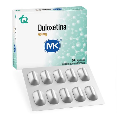 Duloxetina 60 Mg Caja X 30 Tabletas Mk