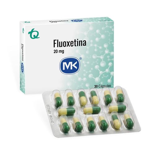 Fluoxetina 20 Mg Caja X 30 Tabletas Mk