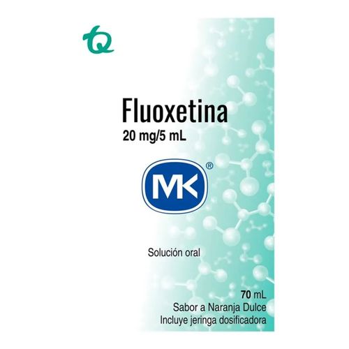 Fluoxetina Mk 20Mg/5Ml Solución Frasco X 70 Ml