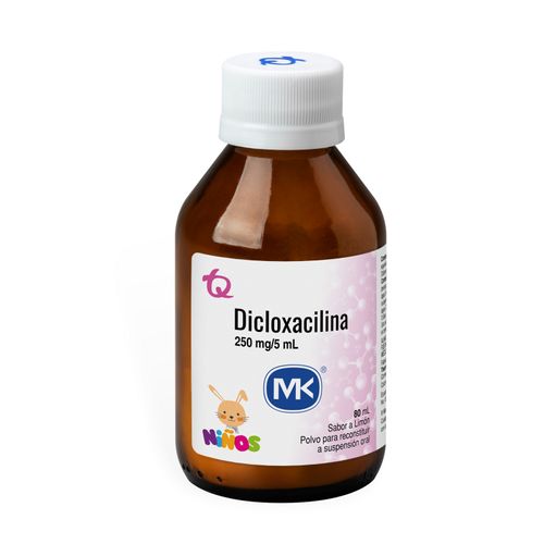 Dicloxacilina 250 Mg/5Ml Frasco X 80 Ml Suspensión Mk