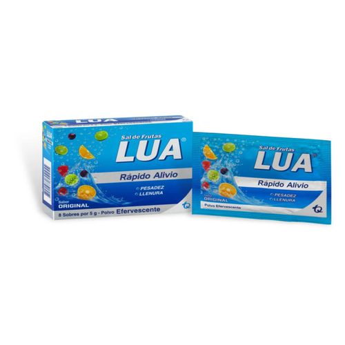 Sal De Frutas Lua Plus Caja X 8 Sobres Granulado Tq