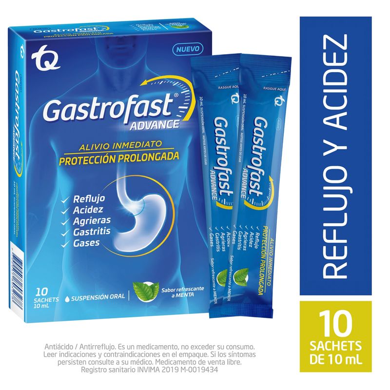 Gastrofast Advance 10 Sobres TQ Suspensión