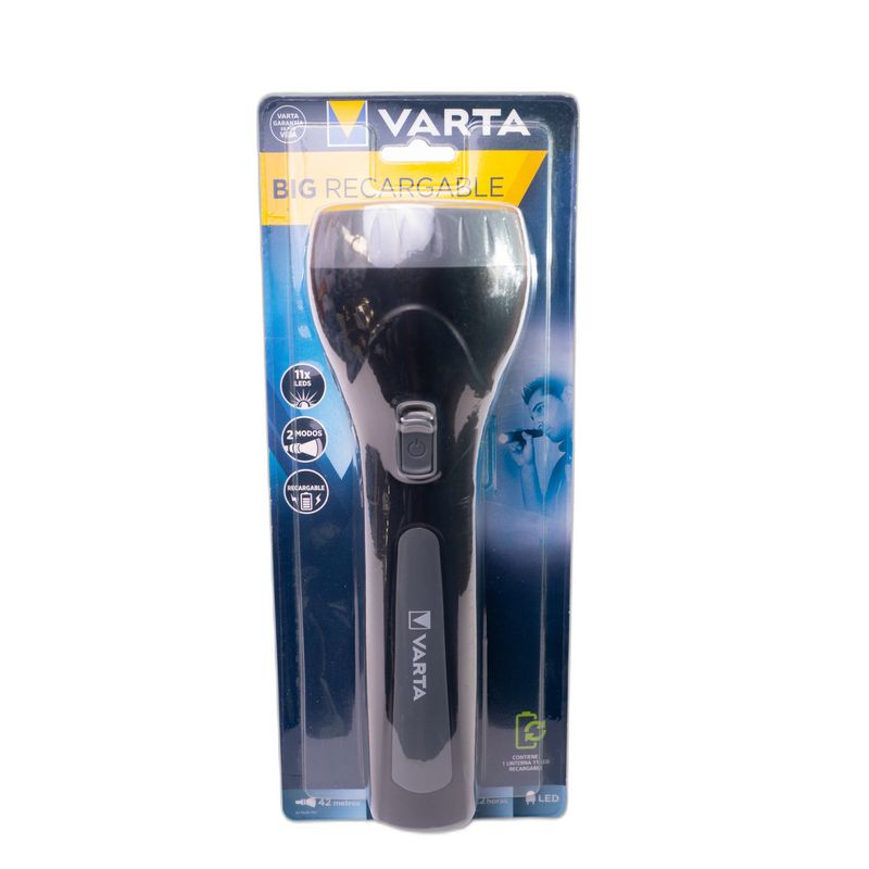Linterna 11 LED recargable marca Varta
