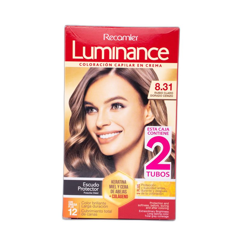 tinte-luminance-rubio-claro-cenizo-dorado-tubo-x-estuche-8-31-recamier