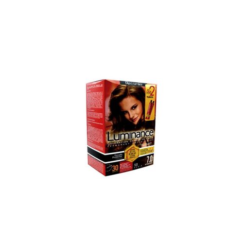 Tinte Luminance Rubio Medio Doble Tubo X Estuche 7 Recamier