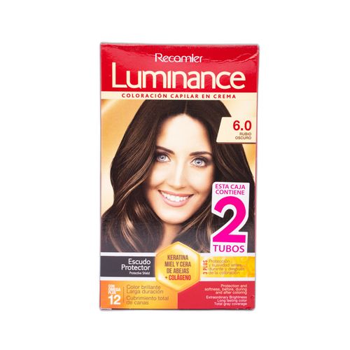Tinte Luminance Rubio Oscuro Doble Tubo X Estuche 6 Recamier