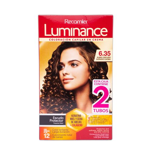 Tinte Luminance Rubio Aba Os Doble Tubo X Estuche 6.35 Recamier