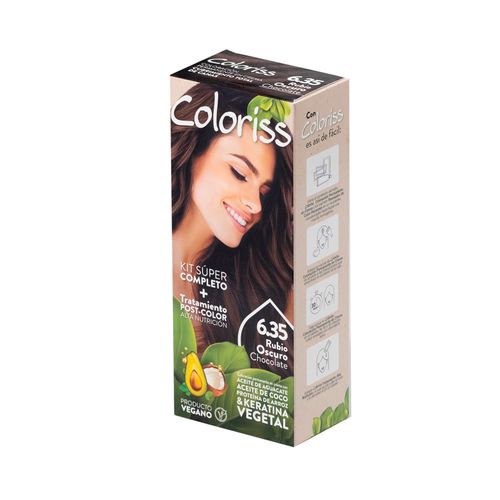 Tinte Coloriss Rubio Oscuro Chocolate Estuche 6.35 Recamier