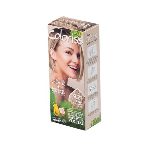 Tinte Coloriss Rubio Nacarado Cenizo Estuche 9.21 Recamier