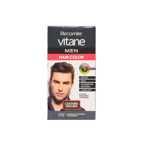 Tinte Vitane Men Castaño Oscuro 25 Gr Recamier